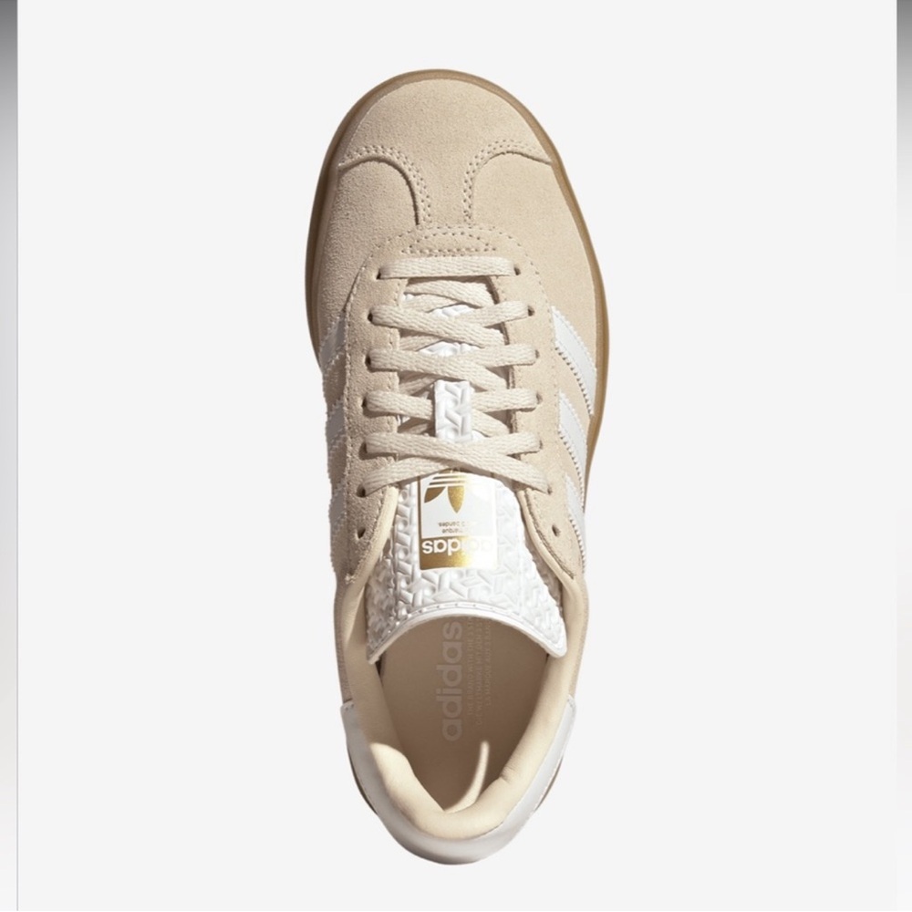 adidas Gazelle Bold J Wonder White / Gum - Picture 4 of 8